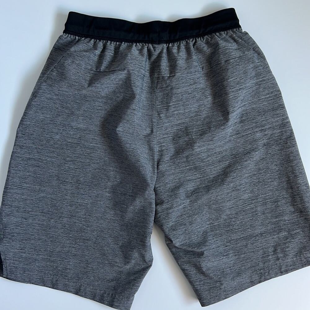 ADIDAS gray black activewear shorts small - Picture 4 of 5